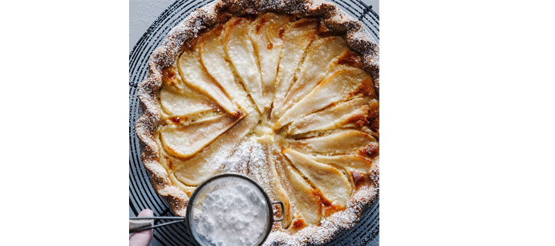 Pear Custard Pie
